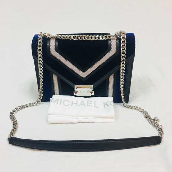 michael kors velvet purse